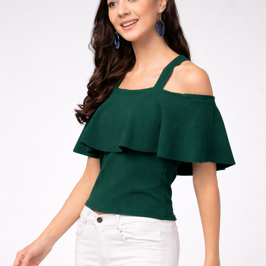 Airbiter Collection Women's Cotton Blend Solid Tops